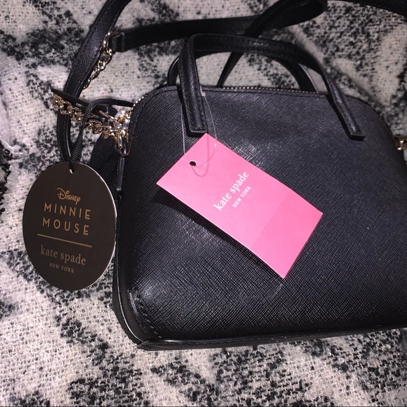 Kate Spade New York X Minnie Mouse Small Neema Backpack, Wallet, & Crossbody NWT - Picture 10 of 13